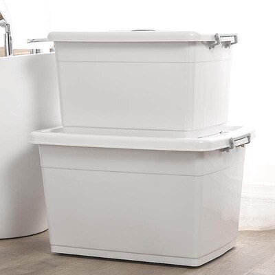 Storage box office plastic wardrobe clothing sorting box收纳