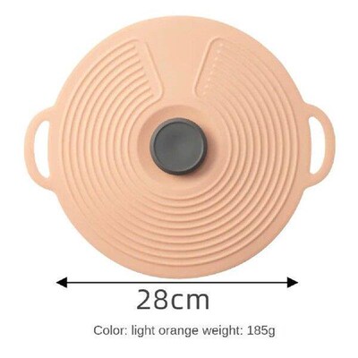 Bowl Lid Anti-scald Fresh-keeping Purple Pot Cover Oil