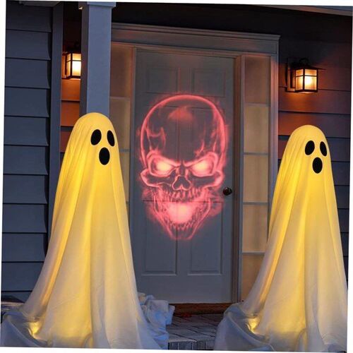 Ghost Halloween Decorations Standing Patio decorations