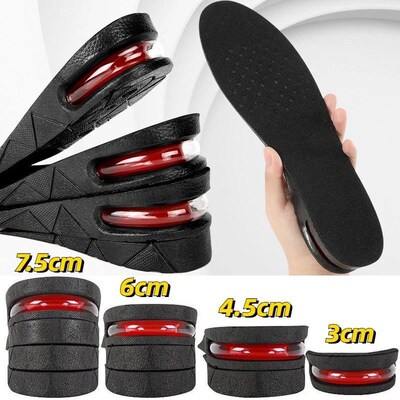 Air Cushion Elevator Shoe Insole Lifts Inserts for Men Women