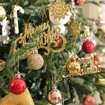 24/36Pcs Christmas Ball Christmas Tree Decoration Ornaments