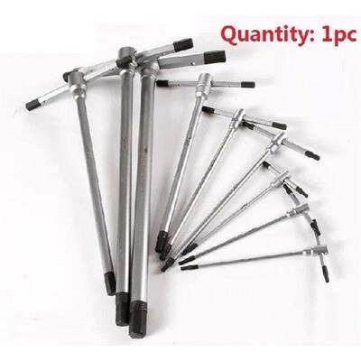 1pc, 9MM--10MM T-shape hex key adjustable movable hex