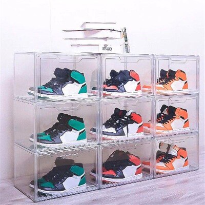 Acrylic Transparent Shoe Box Clear Shoe Organizer Stackable