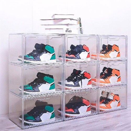 Acrylic Transparent Shoe Box Clear Shoe Organizer Stackable