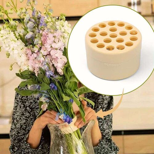 2024 New Spiral Ikebana Stem Holder Spiral Stem Holder for V