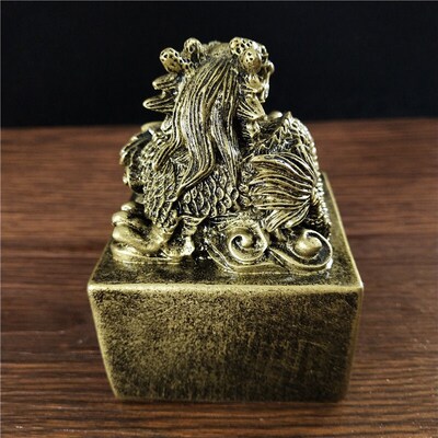 Bronze Chinese Dragon Statues Figurine Big Imperial Jade