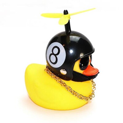 Cute Rubber Duck Toys Kids Toys Helmet Yellow Duck with Glue