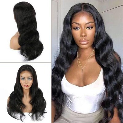 Body Wave Human Hair Wig Frontal Closure T Lace Spot