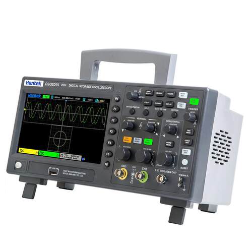 汉泰Hantek DSO2C10数字存储示波器100MHz(2CH)带信号源