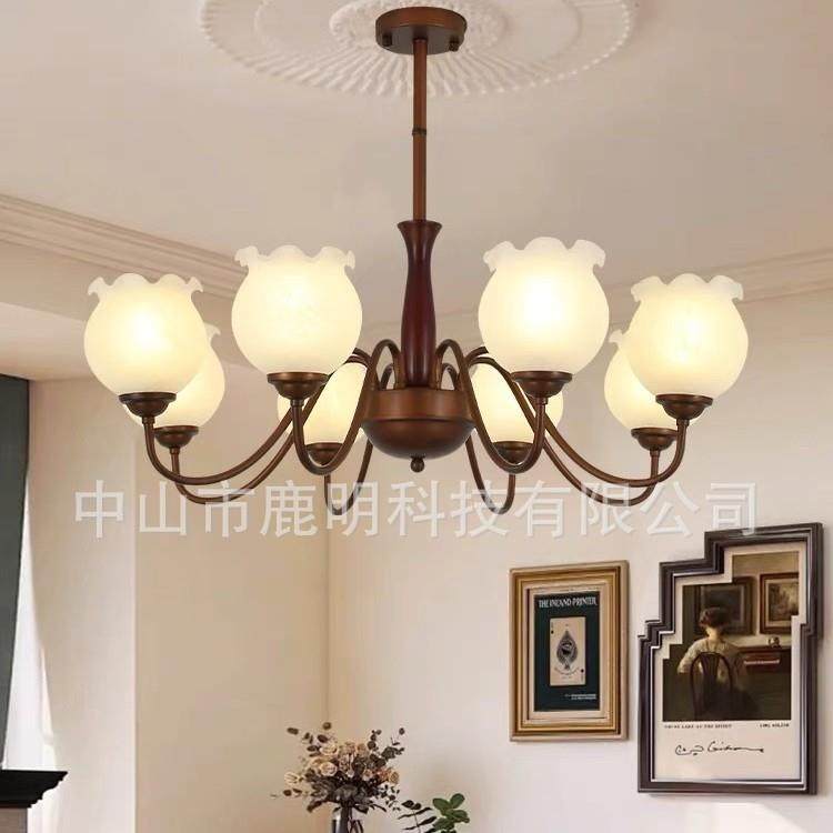 美式复古风花苞吊灯中古风温馨客厅卧室古典餐厅酒店民宿装饰吊灯,鲜花速递/花卉仿真/绿植园艺,割草机/草坪机,淘宝优惠券,粉丝福利购,淘宝优惠卷