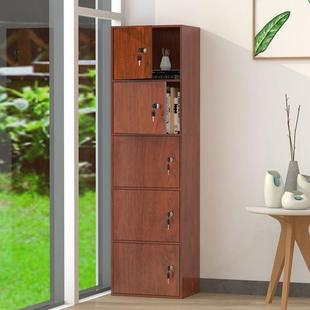 斗柜收纳柜简约现代卧室储物柜带锁家用多层柜子五斗柜靠墙置物柜