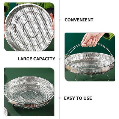 Multi-purpose Rice Sieve Steamer for Cooker Kitchen