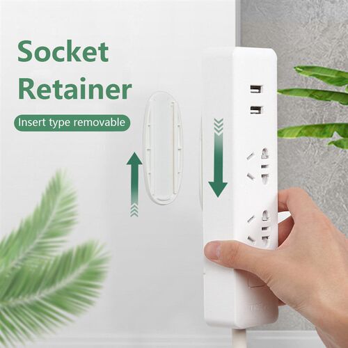 5pcs/1-3pcs/ Wall-Mounted Sticker Punch-Free Plug Power Outl