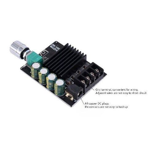 ZK-1002L Mini 2x100W Audio Power Amplifier Board Stereo