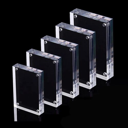 1 Pc Transparent Photo Frame Acrylic Magnetic Display Frame