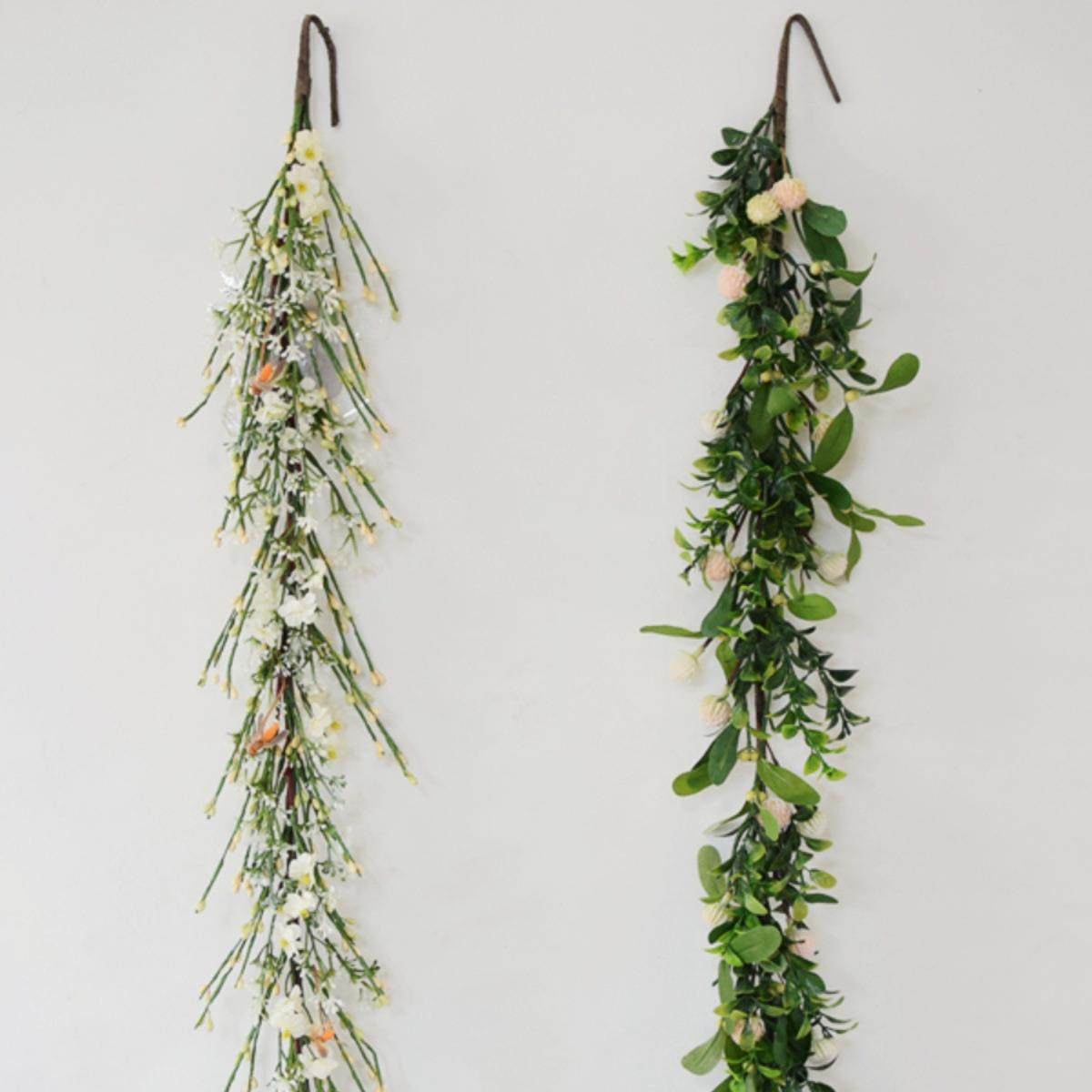 树叶藤条槲寄生铜钱草尤加利浆果假绿藤圣诞节藤蔓门楣装饰品,鲜花速递/花卉仿真/绿植园艺,割草机/草坪机,淘宝优惠券,粉丝福利购,淘宝优惠卷