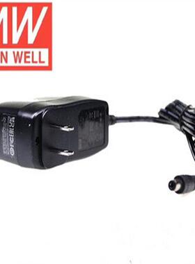 明纬开关电源SGAS06U09-P1J 6W AC-DC可靠机效型壁挂式供应器