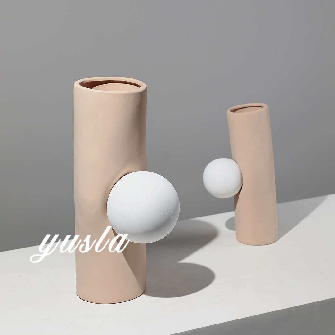 奶油法式客厅茶几插干花瓶餐厅吧台花器玄关柜样板间摆件软装饰品,3C数码配件,其它配件,淘宝优惠券,粉丝福利购,淘宝优惠卷