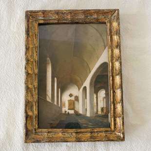 复古金箔做旧6寸树脂相框摆台欧式宫廷画框家居装饰组合挂画笔画