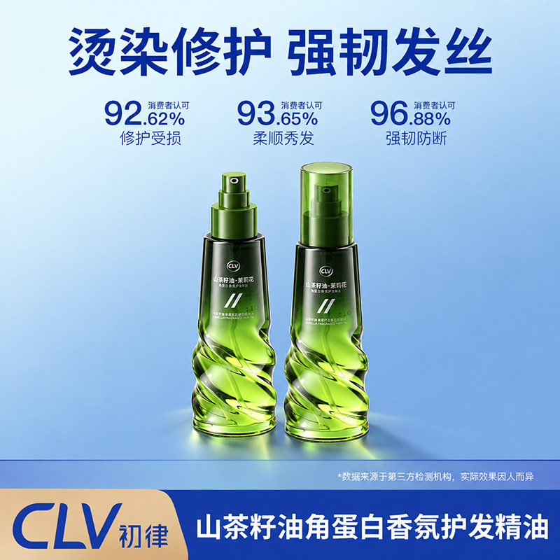 山茶籽油角蛋白柔顺香氛护发精油