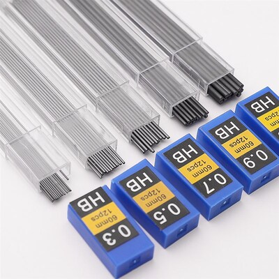 Mechanical Pencil Set Replaceable Refills 0.3 0.5 0.7 0.9 1.