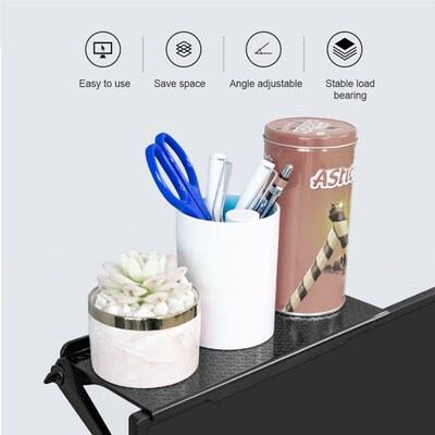 Rack TV Monitor Organizer Screen Top Storage Shelf Holder Pr