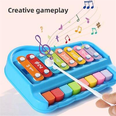 5A-Childrens Piano Toys Eight Tone Hand Percussion