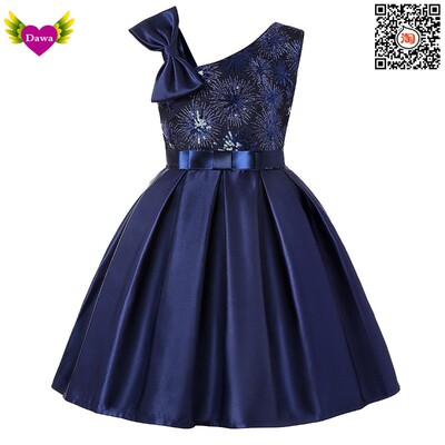 Girls Elegant Wedding Princess Dress Kids Party Formal Dress