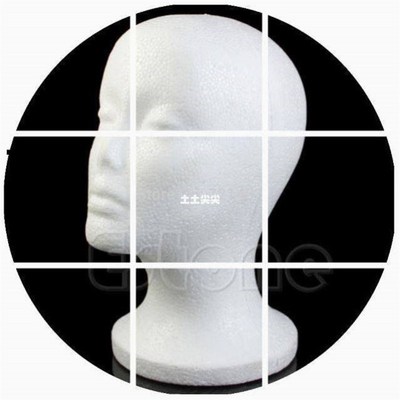 female styrofoam mannequin manikin head model foam wig hai