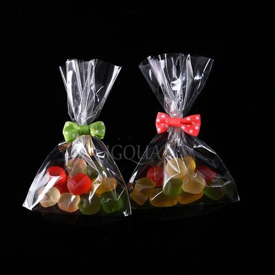 Transparent Flat Open Top Candy Bag OPP Plastic Cellophane B