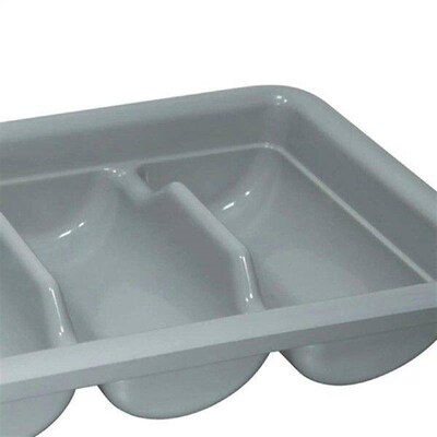 4 Compartment Cutlery Box Spoons Forks Drawer Organization