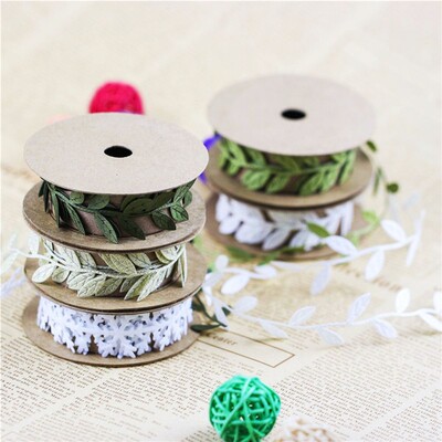 Sewing Craft felt Lace Trim Embellishment White snowflake ch