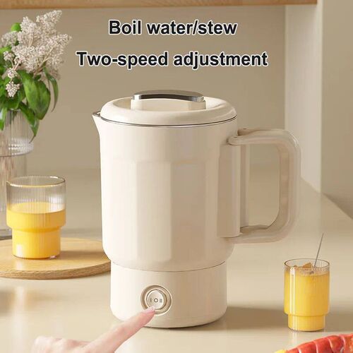 New 800ml 3 in1 Electric Kettle 304 Stainless Steel Folding