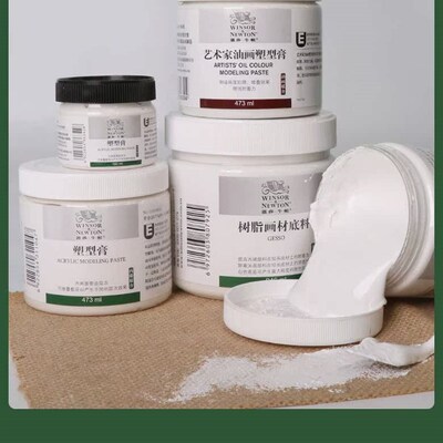 winsor &amp newton gesso acrylic oil colour modeling paste