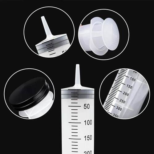 100-550ml Large Syringes With Tube for Liquid Plastic Syring