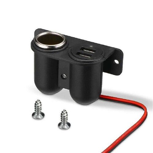 DC 5V 3.1A Dual USB Ports Socket USB Built-In Car Camper