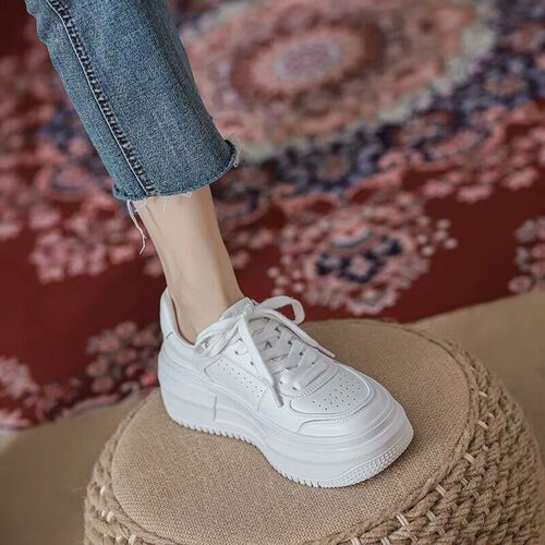 2025 Womens White Shoes Womens Ins rendy Breathable All-ma