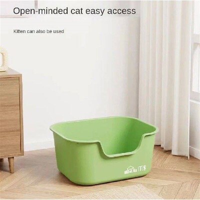 Extra-large Cat Litter Box Semi-enclosed Cat Toilet