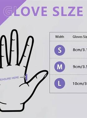 10-100pcs Disposable Purple Nitrile Gloves Latex Free Waterp