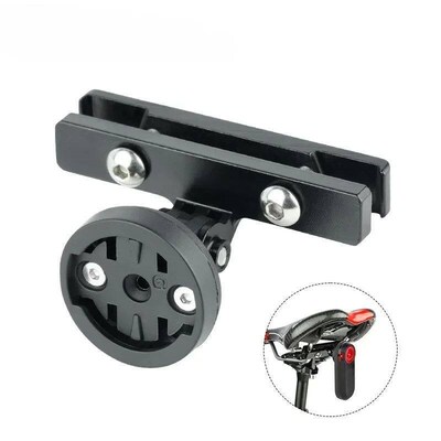 Bicycle Saddle Rail Rear Light Bracket Seatpost Mount LED La