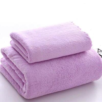 promotion 浴巾 face towel + bath towel set shower towel 2pcs