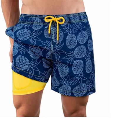 Ins tendy Beach Pants Mens Casual Seaside Beach Pants Summe
