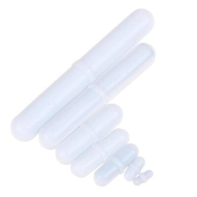 One Piece  PTFE Magnetic Stirrer Mixer Stir Bar White Color