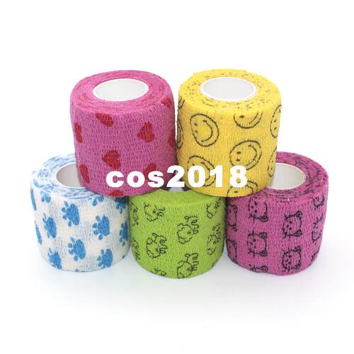 5cm x4.5m one pcs Cohesive Flexible Bandage Cotton Cohesive