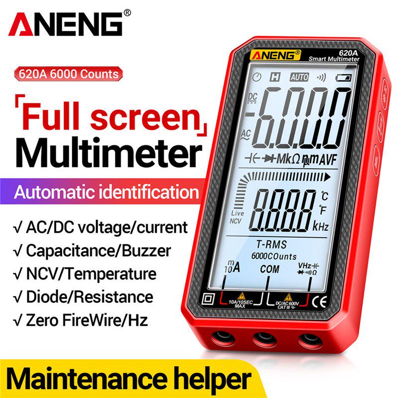 ANENG 620A Pro Smart Multimeter AC/DC Voltage Meter Multites图片