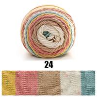 100g 193M Rainbow segment dyed yarn 5 Strand wool DIY Handma thumbnail 4