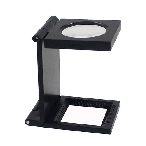 Mini Three-Folding Magnifier 10X Magnifying Acrylic Magnifie