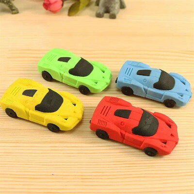 1 PCs Creative Cartoon Racing Car Student Child Environmenta