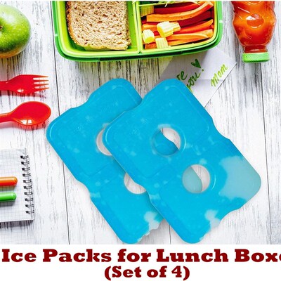 Ice Packs for Lunch Boxes Freezer Packs Cool Pack Reusable