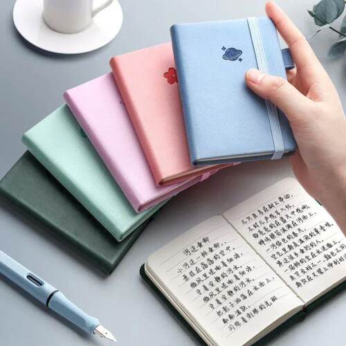 2pcA7 Mini Notebook journal agenda 2026 Diary note book Thic